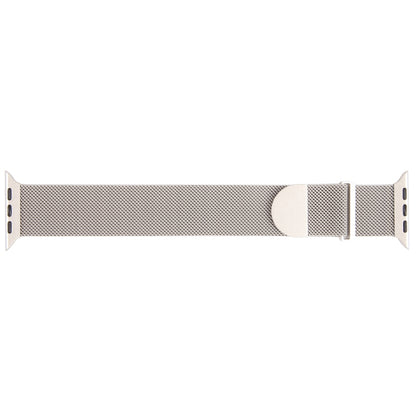 For Apple Watch 8 41mm Milanese Metal Magnetic Watch Band(Starlight) - Watch Bands by PMC Jewellery | Online Shopping South Africa | PMC Jewellery