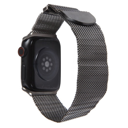 For Apple Watch SE 2022 40mm Milanese Metal Magnetic Watch Band(Gunmetal) - Watch Bands by PMC Jewellery | Online Shopping South Africa | PMC Jewellery