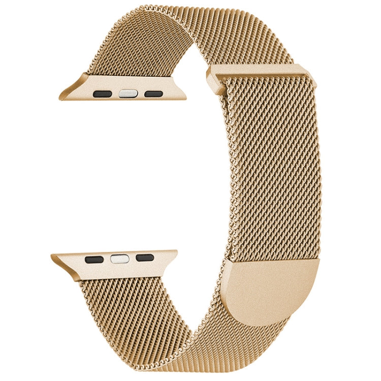 For Apple Watch SE 2022 44mm Milanese Metal Magnetic Watch Band(Gold) - Watch Bands by PMC Jewellery | Online Shopping South Africa | PMC Jewellery