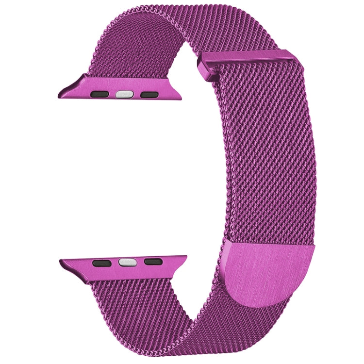 For Apple Watch 6 40mm Milanese Metal Magnetic Watch Band(Purple) - Watch Bands by PMC Jewellery | Online Shopping South Africa | PMC Jewellery