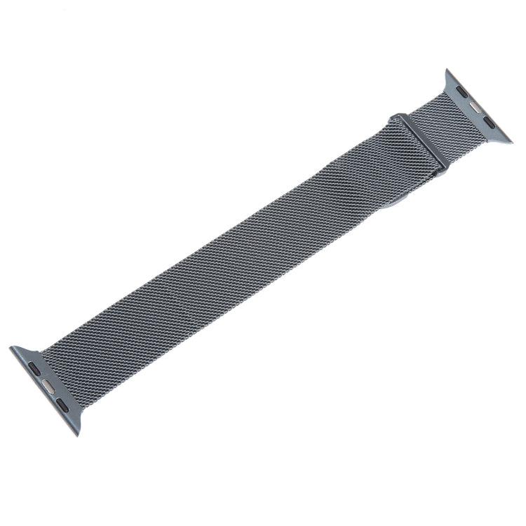 For Apple Watch 5 44mm Milanese Metal Magnetic Watch Band(Space Grey) - Watch Bands by PMC TechLife | Online Shopping South Africa | PMC TechLife
