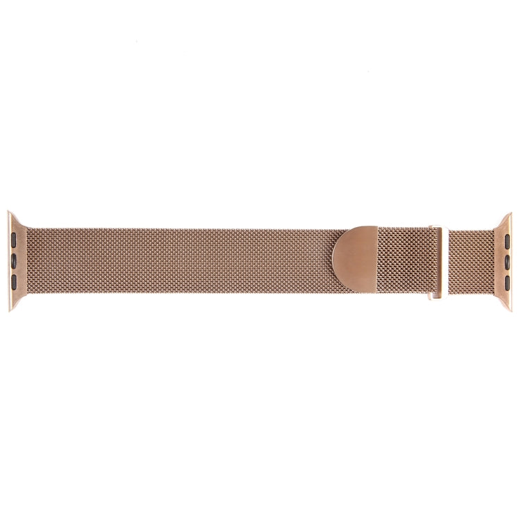 For Apple Watch 4 40mm Milanese Metal Magnetic Watch Band(Rose Gold) - Watch Bands by PMC Jewellery | Online Shopping South Africa | PMC Jewellery