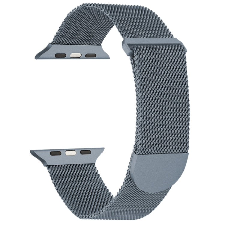 For Apple Watch 4 44mm Milanese Metal Magnetic Watch Band(Space Grey) - Watch Bands by PMC TechLife | Online Shopping South Africa | PMC TechLife