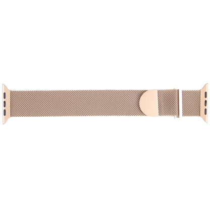 For Apple Watch 3 38mm Milanese Metal Magnetic Watch Band(Retro Gold) - Watch Bands by PMC Jewellery | Online Shopping South Africa | PMC Jewellery