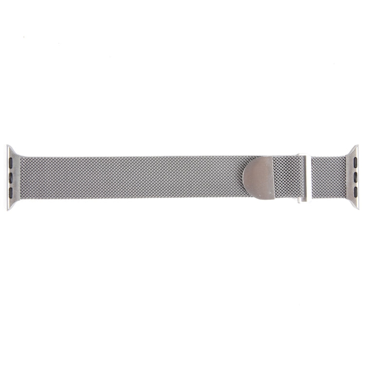 For Apple Watch 2 38mm Milanese Metal Magnetic Watch Band(Silver) - Watch Bands by PMC Jewellery | Online Shopping South Africa | PMC Jewellery