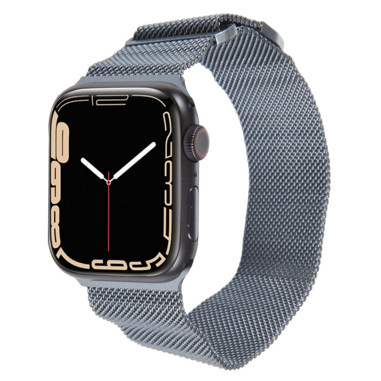 For Apple Watch 38mm Milanese Metal Magnetic Watch Band(Space Grey) - Watch Bands by PMC TechLife | Online Shopping South Africa | PMC TechLife