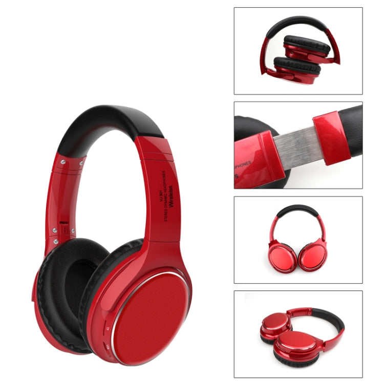 VJ901 Foldable TWS True Wireless Bluetooth Headset(Red) - Headset & Headphone by PMC TechLife | Online Shopping South Africa | PMC TechLife