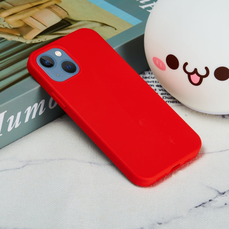 For iPhone 15 Plus Solid Color Silicone Phone Case(Red) - iPhone 15 Plus Cases by PMC Jewellery | Online Shopping South Africa | PMC Jewellery