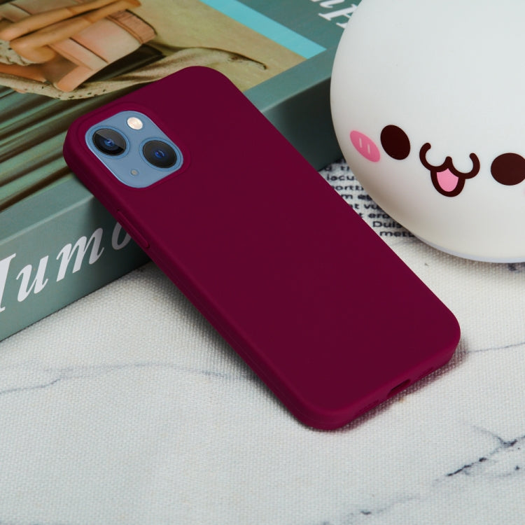 For iPhone 15 Plus Solid Color Silicone Phone Case(Violet) - iPhone 15 Plus Cases by PMC TechLife | Online Shopping South Africa | PMC TechLife