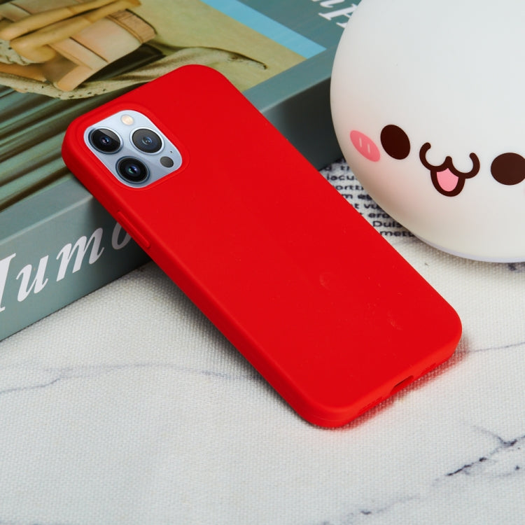 For iPhone 15 Pro Solid Color Silicone Phone Case(Red) - iPhone 15 Pro Cases by PMC TechLife | Online Shopping South Africa | PMC TechLife