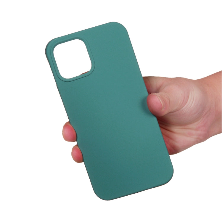 For iPhone 15 Pro Solid Color Silicone Phone Case(Pine Needle Green) - iPhone 15 Pro Cases by PMC TechLife | Online Shopping South Africa | PMC TechLife
