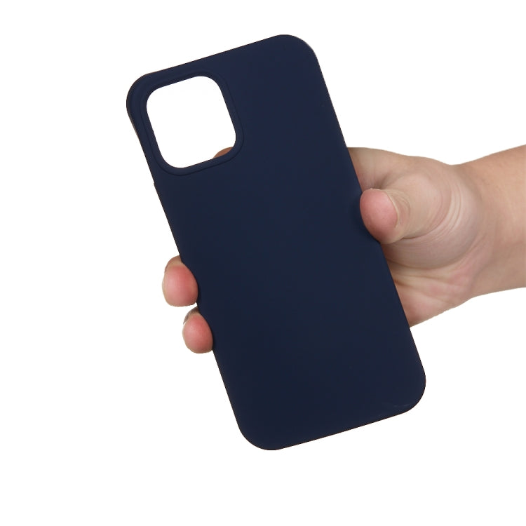For iPhone 15 Pro Max Solid Color Silicone Phone Case(Midnight Blue) - iPhone 15 Pro Max Cases by PMC TechLife | Online Shopping South Africa | PMC TechLife