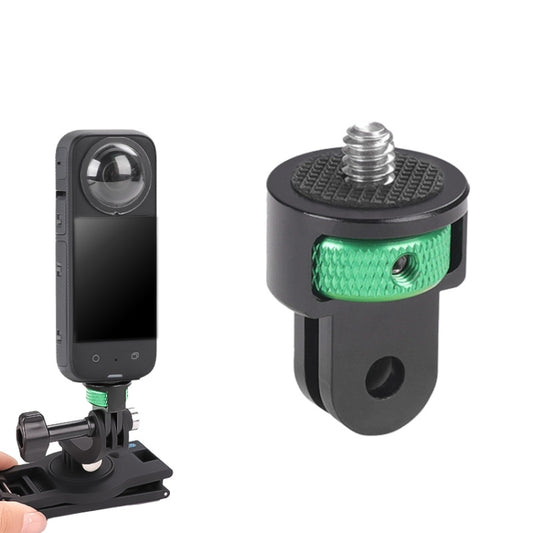 1/4 inch Screw Adjustable Metal Action Camera Adapter(Green Black) - Connection Mount by PMC Jewellery | Online Shopping South Africa | PMC Jewellery