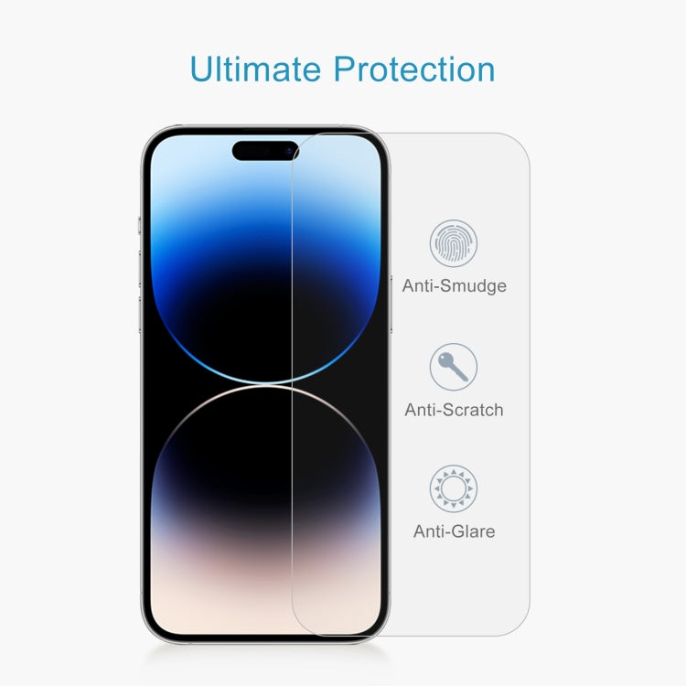 For iPhone 15 Plus / 15 Pro Max 50pcs 0.26mm 9H 2.5D High Aluminum Tempered Glass Film - Tempered Glass Film by PMC Jewellery | Online Shopping South Africa | PMC Jewellery