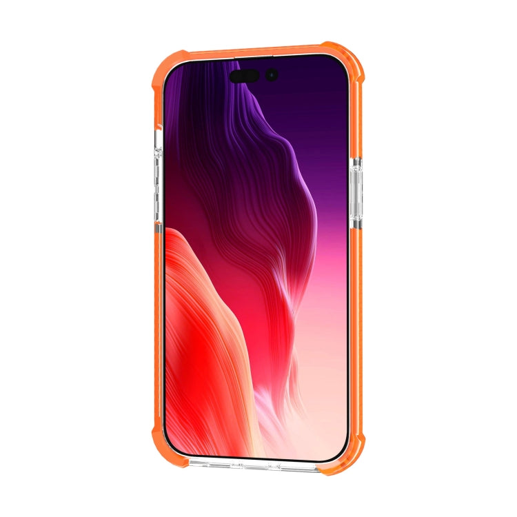 For iPhone 15 Pro Max Four-corner Shockproof TPU + Acrylic Phone Case(Orange) - iPhone 15 Pro Max Cases by PMC TechLife | Online Shopping South Africa | PMC TechLife