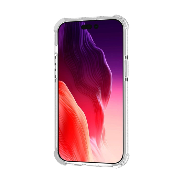 For iPhone 15 Pro Four-corner Shockproof TPU + Acrylic Phone Case(Transparent) - iPhone 15 Pro Cases by PMC TechLife | Online Shopping South Africa | PMC TechLife