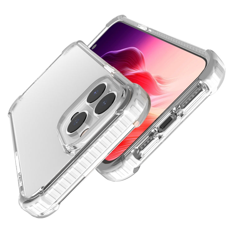 For iPhone 15 Pro Four-corner Shockproof TPU + Acrylic Phone Case(Transparent) - iPhone 15 Pro Cases by PMC TechLife | Online Shopping South Africa | PMC TechLife