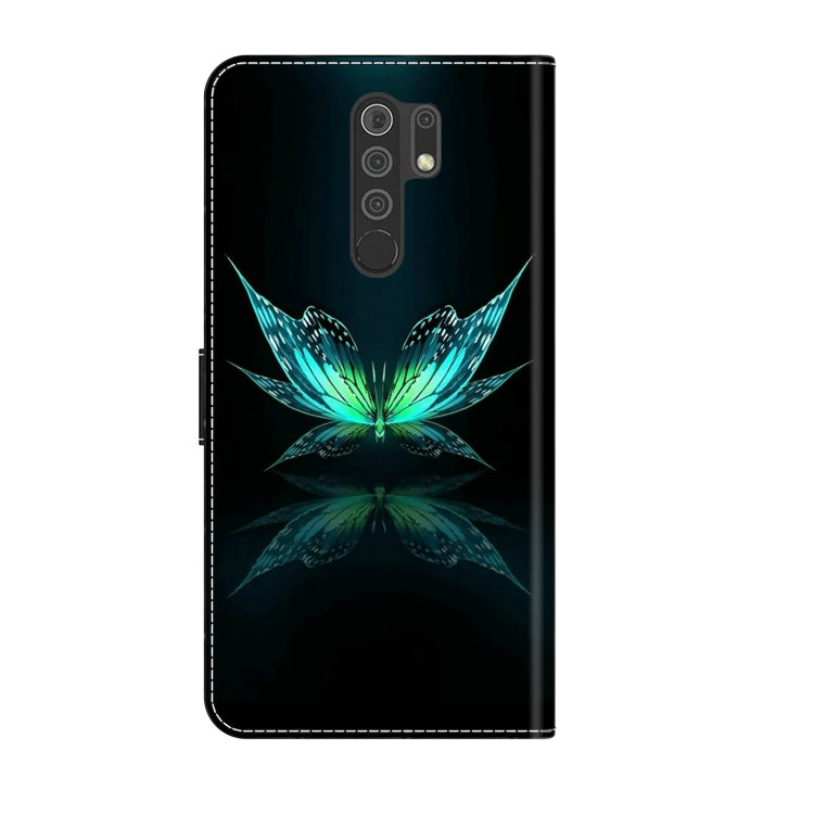 For Xiaomi Redmi 9 Crystal 3D Shockproof Protective Leather Phone Case(Reflection Dutterfly) - free shipping - PMC TechLife - Order now!