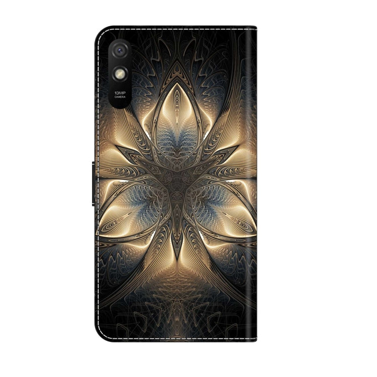 For Xiaomi Redmi 9A Crystal 3D Shockproof Protective Leather Phone Case(Luminous Building) - free shipping - PMC TechLife - Order now!