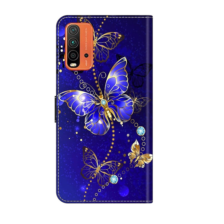 For Xiaomi Redmi 9T Crystal 3D Shockproof Protective Leather Phone Case(Diamond Butterfly) - free shipping - PMC TechLife - Order now!