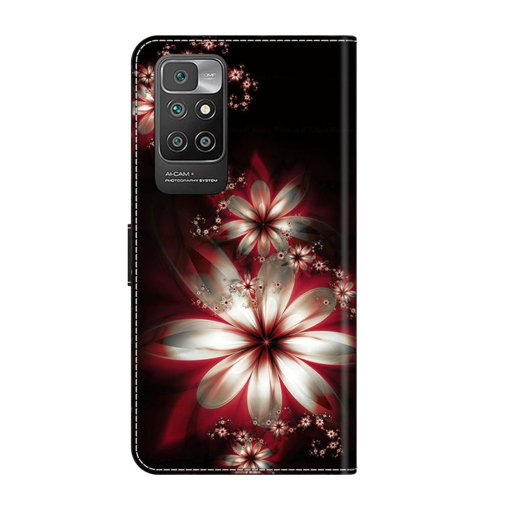 For Xiaomi Redmi 10 Crystal 3D Shockproof Protective Leather Phone Case(Fantastic Flower) - free shipping - PMC TechLife - Order now!