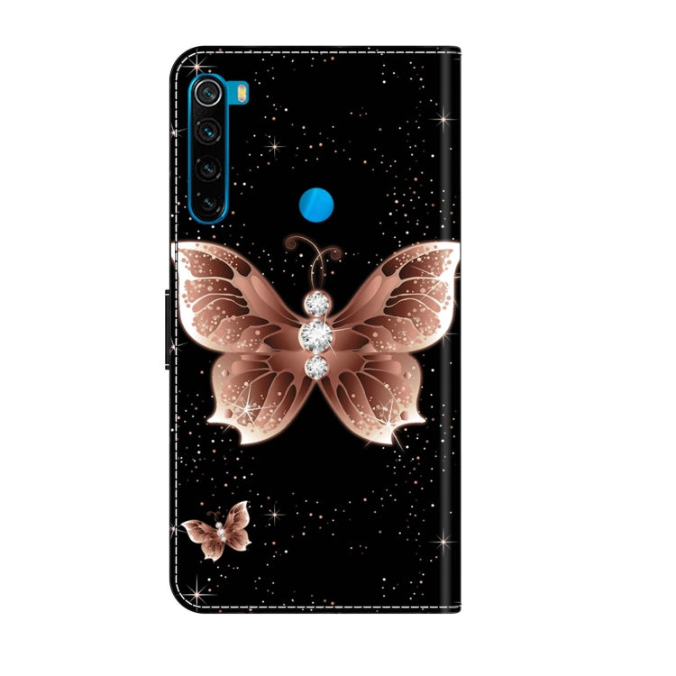 For Xiaomi Redmi Note 8 Crystal 3D Shockproof Protective Leather Phone Case(Pink Diamond Butterfly) - free shipping - PMC TechLife - Order now!