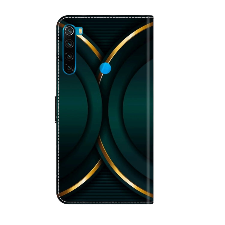 For Xiaomi Redmi Note 8 Crystal 3D Shockproof Protective Leather Phone Case(Gold Outline) - free shipping - PMC TechLife - Order now!
