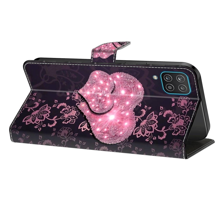 For Xiaomi Redmi Note 8T Crystal 3D Shockproof Protective Leather Phone Case(Lace Love) - free shipping - PMC TechLife - Order now!
