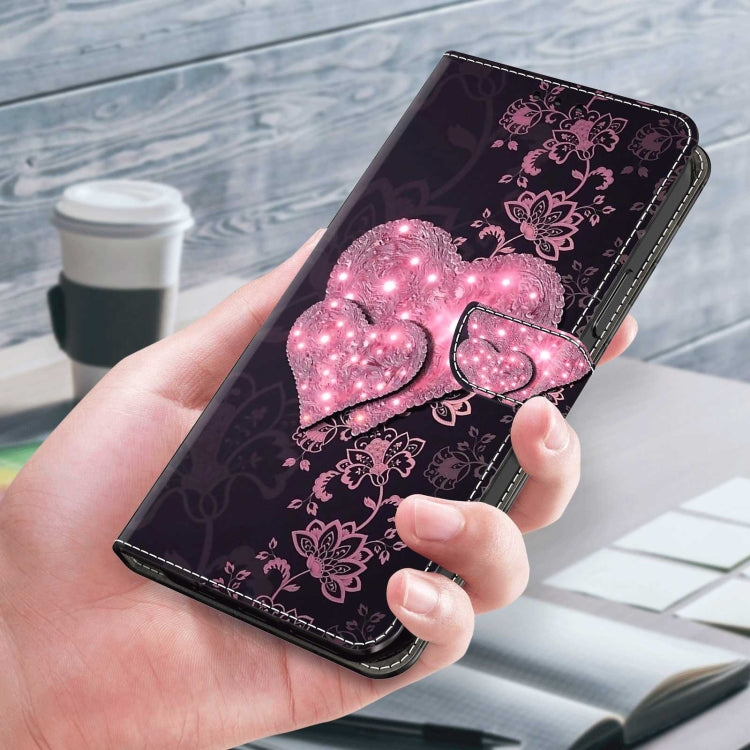 For Xiaomi Redmi Note 8T Crystal 3D Shockproof Protective Leather Phone Case(Lace Love) - free shipping - PMC TechLife - Order now!