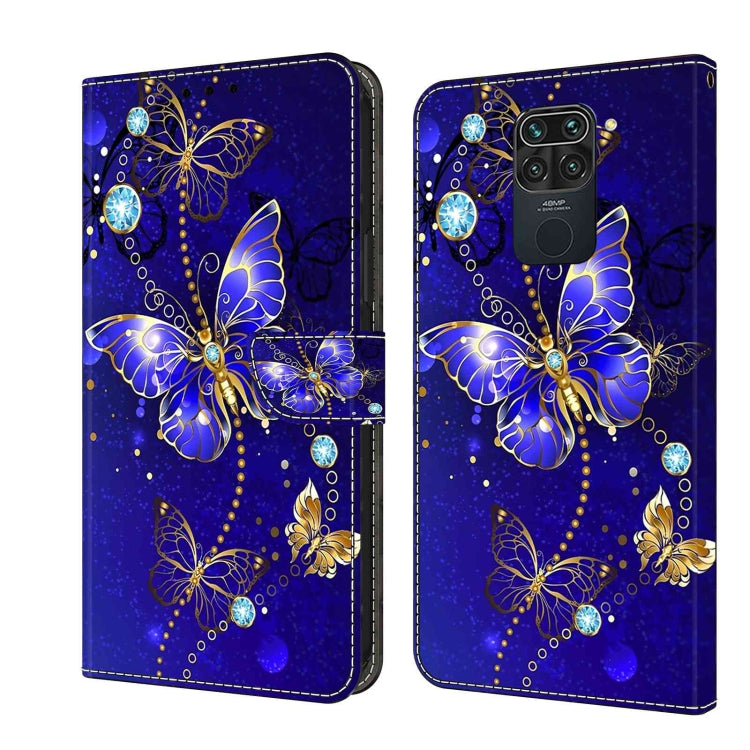 For Xiaomi Redmi Note 9 Crystal 3D Shockproof Protective Leather Phone Case(Diamond Butterfly) - free shipping - PMC TechLife - Order now!