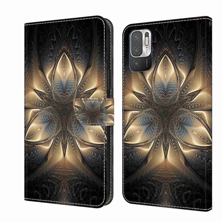 For Xiaomi Redmi Note 10 5G Crystal 3D Shockproof Protective Leather Phone Case(Luminous Building) - free shipping - PMC TechLife - Order now!