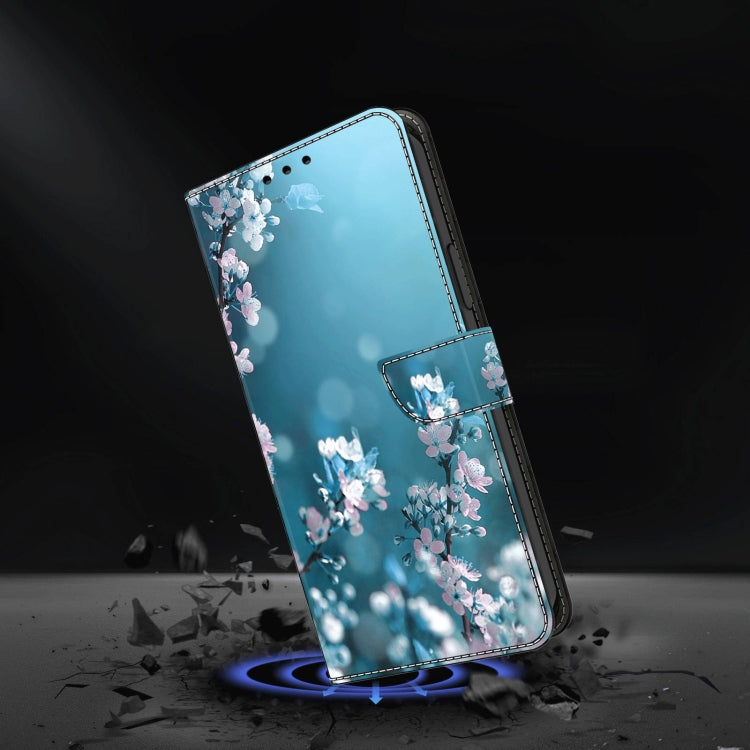 For Xiaomi Redmi Note 11 Global Crystal 3D Shockproof Protective Leather Phone Case(Plum Flower) - free shipping - PMC TechLife - Order now!