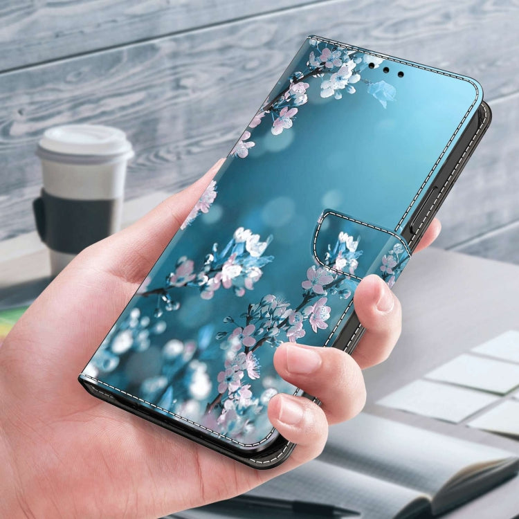 For Xiaomi Redmi Note 11 Global Crystal 3D Shockproof Protective Leather Phone Case(Plum Flower) - free shipping - PMC TechLife - Order now!