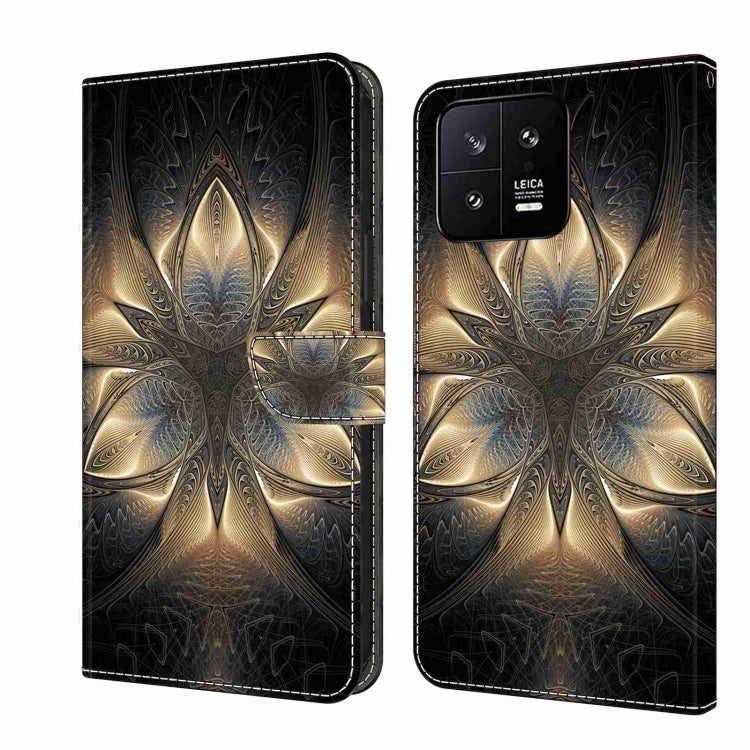 For Xiaomi 13 Crystal 3D Shockproof Protective Leather Phone Case(Luminous Building) - free shipping - PMC TechLife - Order now!