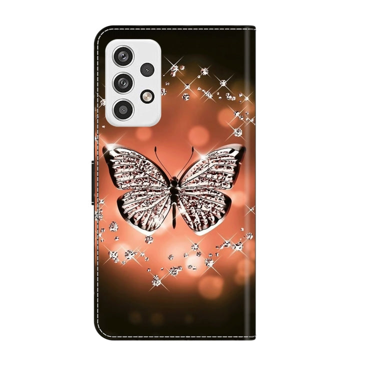 For Samsung Galaxy A23 5G Crystal 3D Shockproof Protective Leather Phone Case(Crystal Butterfly) - free shipping - PMC TechLife - Order now!