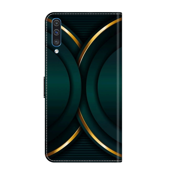 For Samsung Galaxy A50 Crystal 3D Shockproof Protective Leather Phone Case(Gold Outline) - free shipping - PMC TechLife - Order now!