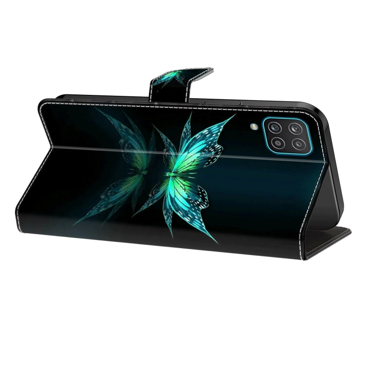 For Samsung Galaxy A51 4G Crystal 3D Shockproof Protective Leather Phone Case(Reflection Dutterfly) - free shipping - PMC TechLife - Order now!