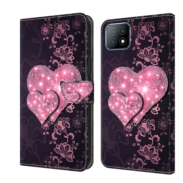 For Samsung Galaxy A53 Crystal 3D Shockproof Protective Leather Phone Case(Lace Love) - free shipping - PMC TechLife - Order now!