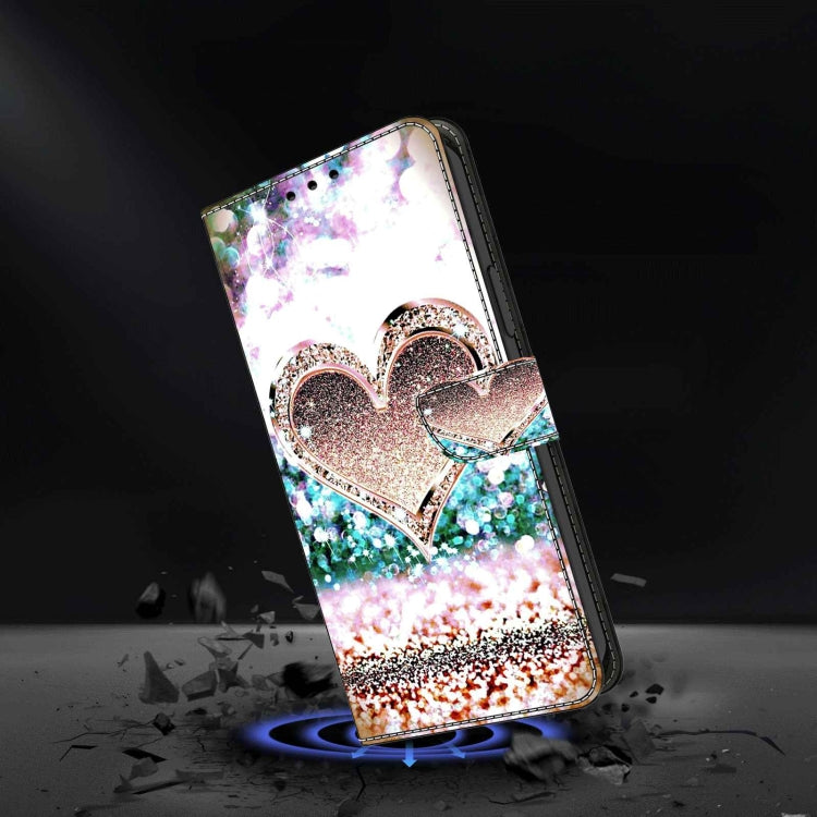 For Samsung Galaxy S20 FE Crystal 3D Shockproof Protective Leather Phone Case(Pink Diamond Heart) - free shipping - PMC TechLife - Order now!
