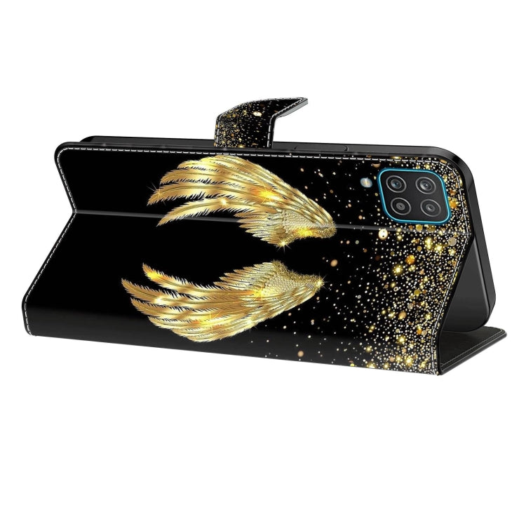 For Samsung Galaxy S20 FE Crystal 3D Shockproof Protective Leather Phone Case(Golden Wings) - free shipping - PMC TechLife - Order now!