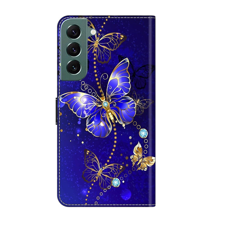 For Samsung Galaxy S22+ Crystal 3D Shockproof Protective Leather Phone Case(Diamond Butterfly) - free shipping - PMC TechLife - Order now!