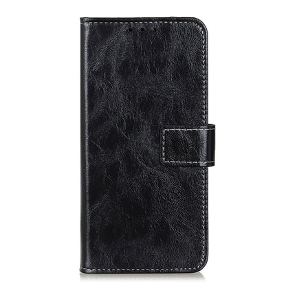 For OnePlus Nord 3 / Ace 2V Retro Crazy Horse Texture Horizontal Flip Leather Phone Case(Black) - OnePlus Cases by PMC Jewellery | Online Shopping South Africa | PMC Jewellery