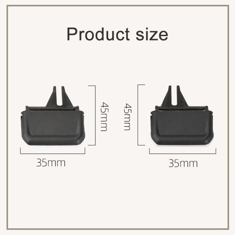 For Volkswagen Tiguan L 17-21 Car Air Conditioning Air Outlet Paddle, Left Driving(Middle-Left) - Air Conditioning System by PMC Jewellery | Online Shopping South Africa | PMC Jewellery