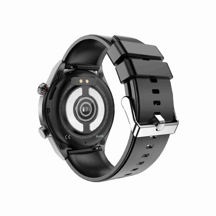 ET450 1.39 inch IP67 Waterproof Silicone Band Smart Watch, Support ECG / Non-invasive Blood Glucose Measurement(Black) - Smart Watches by PMC TechLife | Online Shopping South Africa | PMC TechLife
