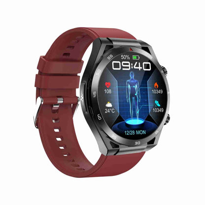 ET450 1.39 inch IP67 Waterproof Silicone Band Smart Watch, Support ECG / Non-invasive Blood Glucose Measurement(Red) - Smart Watches by PMC Jewellery | Online Shopping South Africa | PMC Jewellery