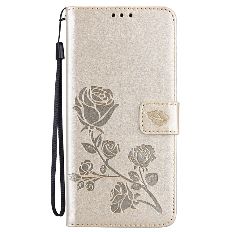 For Samsung Galaxy A34 5G Rose Embossed Flip PU Leather Phone Case(Gold) - free shipping - PMC TechLife - Order now!