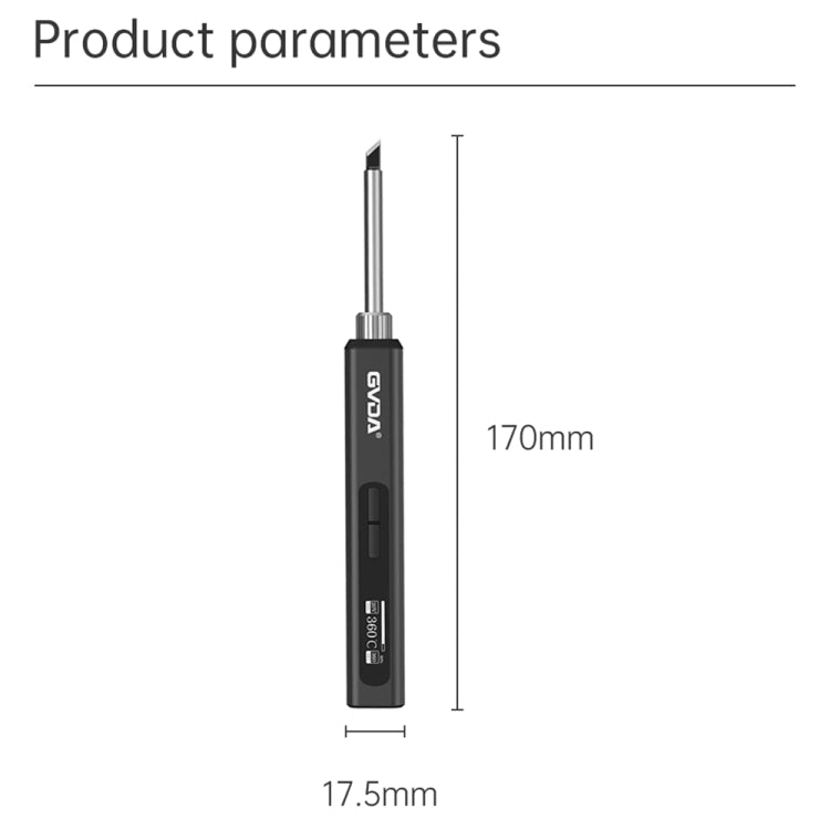 GVDA GD300 Intelligent Internal Heating Digital Display Constant Temperature Maintenance Electric Soldering Iron with Stand Set - Electric Soldering Iron by GVDA | Online Shopping South Africa | PMC Jewellery | Buy Now Pay Later Mobicred