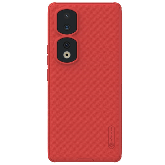 For Honor 90 Pro NILLKIN Frosted Shield Pro PC + TPU Phone Case(Red) - Honor Cases by NILLKIN | Online Shopping South Africa | PMC Jewellery