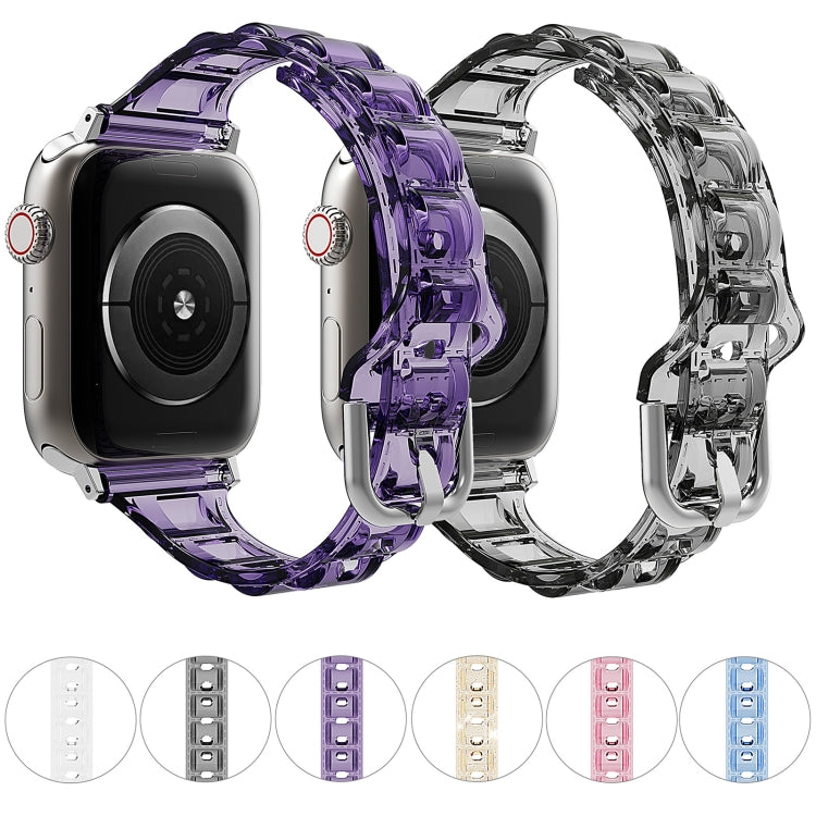 For Apple Watch 3 38mm Cube Airbag Clear TPU Watch Band(Transparent) - Watch Bands by PMC TechLife | Online Shopping South Africa | PMC TechLife
