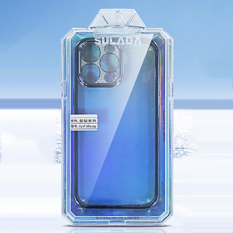 For iPhone 11 SULADA Electroplated Transparent Glittery TPU Phone Case(Silver) - free shipping - PMC TechLife - Order now!